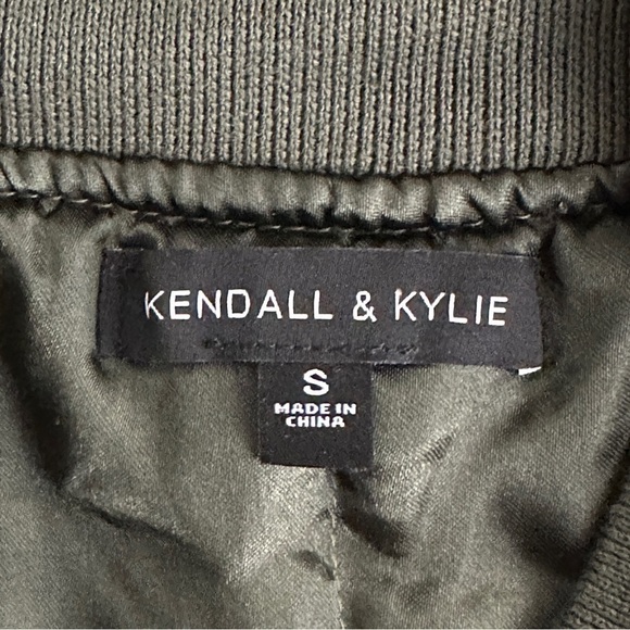 Kendall & Kylie green jacket zip up small - Picture 10 of 11